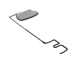 Espejo de ciclismo con ajuste para cascos de bicicleta y gafas, construcción ligera, gira 360 grados para una mayor conciencia y visibilidad de la carretera