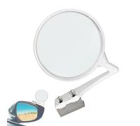 Espejo de coche con ángulo muerto, gran angular de 360 grados con ángulo muerto ajustable, espejo lateral de punto ciego, espejo de vidrio de alta definición para camiones