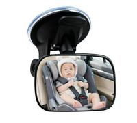 Espejo de coche para niños | Vidrio automotriz curvado,Espejo giratorio de 360 grados para asientos de coche orientados hacia atrás - Para familias SUV asiento trasero de camión