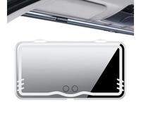 Espejo de cortesía del coche con luces, espejo de cortesía del parasol del coche - Espejo de cortesía iluminado con visera de coche regulable,Espejo de maquillaje de coche