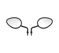 espejo de cristal transparente Espejo Retrovisor Lateral Motocicleta 10mm Para Indian Para Chieftain 2014-2024 Para Roadmaster 2015-2024(Black)