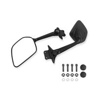 espejo de cristal transparente Para Yamaha TMAX530 2015 2016 2017 2018 Espejos Retrovisores Laterales Motocicleta(Black)