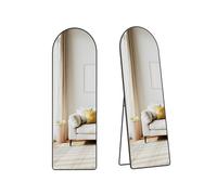 Espejo de Cuerpo Entero 160 x 50 cm Cristal Templado Negro Tinta