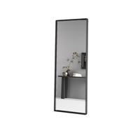 Espejo De Cuerpo Entero con Soporte, Espejo De Pie De Gran Tamaño, For Vestidor, Dormitorio Y Guardarropa.(Black,170X70cm)
