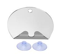 Espejo De Ducha, Espejo De Ducha Sin Niebla, Forma Redonda, Antiniebla, Para Colgar En La Pared, Espejo De Afeitar Para Baño Con Succión, Impermeable, Montado En La Pared
