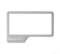 Espejo de ducha portátil hecho de silicona, para una fácil fijación a las paredes, diseño inastillable (gris)