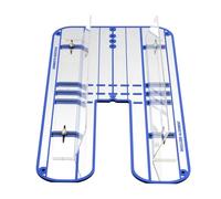 Espejo de entrenamiento de alineación de golf: herramienta de práctica de putting con guía visual, configuración de golf portátil | Ayuda de entrenamiento de putting con copa para corregir el impacto