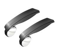 Espejo De Esquina Ciega Para El Coche - Accesorio De Cejas De Lluvia Automático | Espejo De Ángulo Muerto Redondo 2 En 1 Gran Ángulo Para Hacer El Viaje De Camping Diario Conduciendo Camión Ext