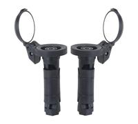 Espejo de extremo de barra de bicicleta - Juego de manillar de bicicleta de doble cara, lente de visión trasera gran angular, diseño ajustable resistente a los golpes | Perfecto para viajes, aventuras