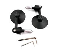 Espejo de extremo del manillar | 360 grados ajustable y - Juego de 2 espejos laterales para motocicleta y bicicleta - Adecuado para motociclismo, ciclismo, bicicleta, ATV, conducción