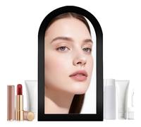 Espejo de holograma para Halloween-Creepy Illusion con sujeto de brujería, misteriosos accesorios brillan en la oscuridad | Decoración espeluznante de temporada para dormitorios, pared, oficina