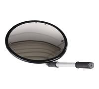 Espejo de inspección con brazo telescópico Dan-MIRROR, redondo, patas con ruedas