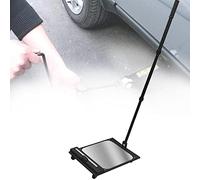 Espejo De Inspección De Vehículos,Espejo De Inspección Bajo El Vehículo,Espejo De Seguridad De 30 Cm De Diámetro Con Ruedas Y Luz Led,Longitud Ajustable De 50 A 110 Cm,Espejo De Inspección Telescópico