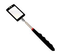 Espejo de inspección telescópico, herramienta de inspección flexible con luz automotriz con cabezal giratorio, espejo de búsqueda telescópico | para SUV, sedanes, camiones, caravanas, minivans