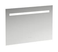 Espejo de Leelo con iluminación LED horizontal integrada, marco de aluminio, 1000 mm, versión con 3 interruptores de sensor táctil., H4476639501441