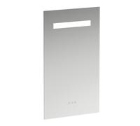 Espejo de Leelo con iluminación LED horizontal integrada, marco de aluminio, 550 mm, versión con 3 interruptores de sensor táctil., H4476239501441