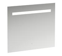 Espejo de Leelo con iluminación LED horizontal integrada, marco de aluminio, 800 mm, versión con un interruptor de sensor táctil., H4476429501441