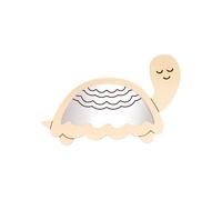 Espejo de madera - ARTEMIO - Tortuga - Rectangular - 26 x 16,5 cm - Niños - Interior