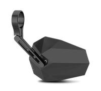Highsider Retrovisor de manillar Stealth-X5, corto, negro