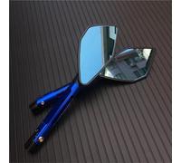 Espejo De Manillar Moto Espejo Retrovisor De Motocicleta con Carcasa De Aluminio CNC para Yamaha FZ1, FZ6, MT-07, MT-09, MT-10, Espejos Reflectores para Manillar.(Color 1)