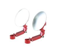 Espejo De Manillar Moto Espejo Retrovisor para Motocicleta para Yamaha Tenere 700/Rally XTZ700 MT07 MT09 Tracer 900/9/700/7/GT FZ6 XJ6 con Reflector.(Rojo)