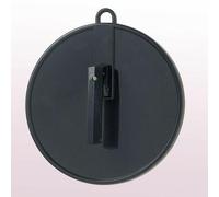 Espejo De Mano Comair 'Standard' Con Mango Y Anilla, 25 Cm Negro