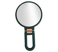 Espejo de mano plegable con aumento 10X y 15X para maquillaje, diseño dual cara con rotación 360°, material ABS ligero y compacto, ideal para viaje, uso diario y para mujeres, adolescentes y madres