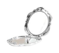 Espejo De Maquillaje Compacto De Viaje - Espejo De Doble Cara Con Forma De