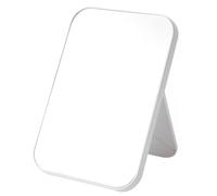 Espejo de Maquillaje de Escritorio, Espejo de Maquillaje de Escritorio para el Hogar, Soporte de Mirror de Mesa, Mirror de Manos Libres de Make-up Plegable de Make-up Rectangular