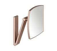 Espejo de maquillaje KEUCO iLook_move, no iluminado, angular, de pared, 17613290000, Color: rojo oro cepillado