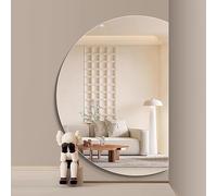 Espejo de maquillaje LED regulable inteligente - 3 temperaturas de color, antivaho, retroiluminado, a prueba de explosiones, corte derecho, 130 cm, perfecto para belleza y aseo.