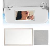 Espejo de Maquillaje Para Coche - Cosmético de Acero Inoxidable Para Automóviles, Copiloto