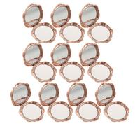 Espejo de Maquillaje Plegable Doble Cara Diseño Vintage Elegante | Diseño Compacto para Viaje y Uso Diario, Cubierta Protectora Resistente, Adecuado para Obsequio a Amigas