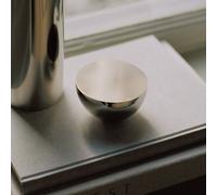 Espejo de mesa New Works Aura, Ø 13 cm, acero inoxidable, pulido