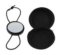 Espejo de muñeca ajustable para visión de seguridad bajo el agua y para comprobar la distancia de acompañante mientras buceas o nadas con banda elástica segura (negro)