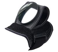 Espejo de muñeca para bicicleta, espejo de muñeca ajustable, espejo retrovisor en la pulsera, reflector de bicicleta con banda elástica, ayuda visual montada en el brazo y cómodo accesorio de