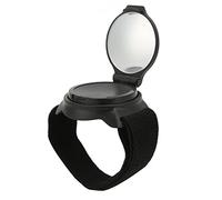 Espejo de muñeca para bicicletas, 5 cm de diseño convexo espejo retrovisor 360 ° Muñeca para bicicletas Muñeca portada de brazo de brazo negro portátil para Mountain Road