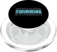 Espejo de natación con diseño de atleta PopSockets PopGrip para MagSafe