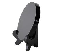 Espejo de Obsidiana Negra Vintage Natural de 7,6 centímetros con Soporte de