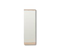 Espejo de Pared con Borde de Roble Aceitado Blanco