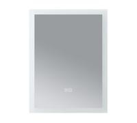 Espejo de pared con led scafa para baño ip65 con antivaho aluminio 60 x 45 x 3 cm - blanco [pro.tec]