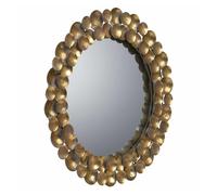 Espejo de pared de metal 59x59x04h cm