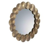 Espejo de pared de metal 90x90x03h cm