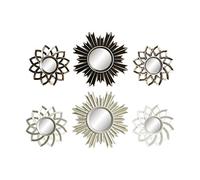 Espejo de pared DKD Home Decor Espejo Champán Cobrizo Claro Polipropileno (35 x 2 x 35 cm) (2 pcs)