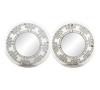 Espejo de pared DKD Home Decor Espejo Dorado Plata Polipropileno (40 x 2.5 x 40 cm) (2 pcs) (DKD Home Decor S3019359) - EAN: 8424001872602