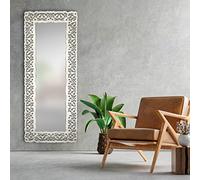 Espejo de Pared Fabricado en España - Mod Tanger- Acabado Artesanal - Espejo de diseño Ideal para Salón, Recibidor, Vestidor, Dormitorio y Baño. (60x120 cm)