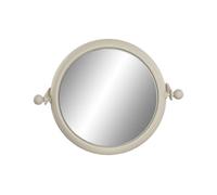 Espejo de pared home esprit blanco metal romántico 37 x 13 x 29 cm