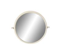 Espejo de pared home esprit blanco metal romántico 60 x 13 x 52 cm