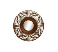 Espejo de pared home esprit cobre metal 50 x 6,5 x 50 cm