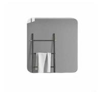 Espejo de pared irregular decorativo para dormitorio, sala de estar y balcón, acrílico sin marco y vidrio con reflejo realista (40 x 40 cm)